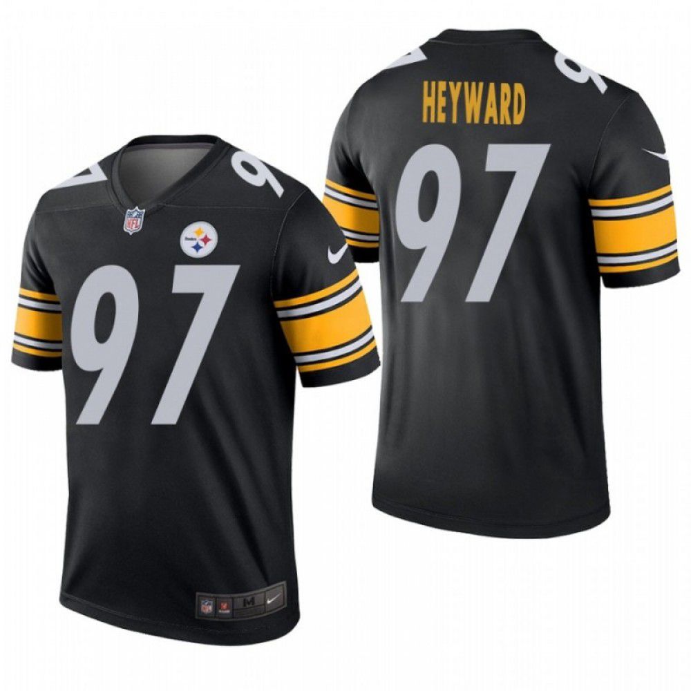 Men Pittsburgh Steelers #97 Cameron Heyward Nike Black Legend NFL Jersey->pittsburgh steelers->NFL Jersey